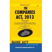 Commercial's The Companies Act, 2013 Bare Act 2024